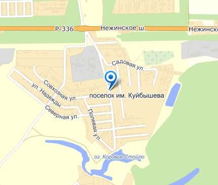 Поселок куйбышева оренбург карта
